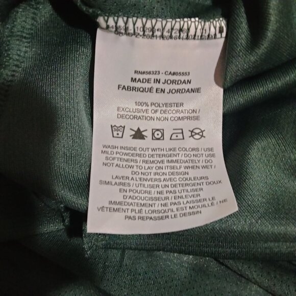 Nike Men’s Dri-Fit Miler Running Shirt Jungle Green Reflective Sz L AJ7565-338 - Picture 4 of 6